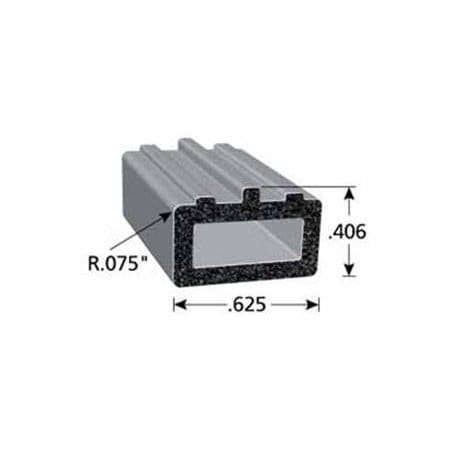 Trim-Lok HARDWARE SEALS WEATHERSTRIP RV Roll 25 Foot Length x 58 Inch Width x 0400 Inch Height Black EPD X1705HT-25