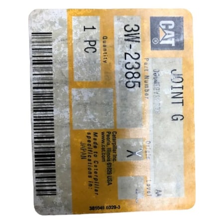 Caterpillar JOINT G, CATERPILLAR OEM 3W2385 3W2385