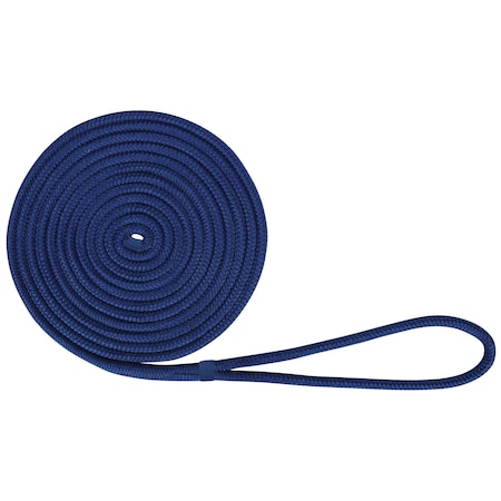 Extreme Max Extreme Max 3006.2120 BoatTector Double Braid Nylon Dock Line - 1/2" x 20', Royal Blue 3006.2120