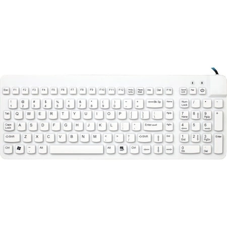 Man & Machine REALLY COOL LOW PROFILE KEYBOARD - WHITE RCLP/W5