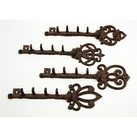 Esteras Tikar Cast Iron Key Hook - Set of 4 ES1793385