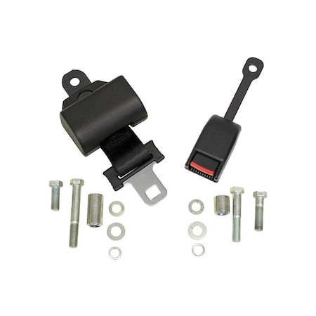 Uni Pro Retractable Seat Belt Kit Fits 500 or KAB 515 Seat Black Nylon 7955