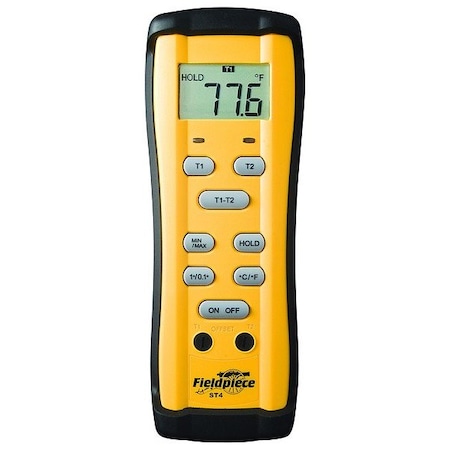 Fieldpiece Thermometer, LCD, Thermocouple ST4