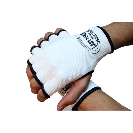 Shelter MMA Hand Wrap Training Gloves - White, Medium 9032-M
