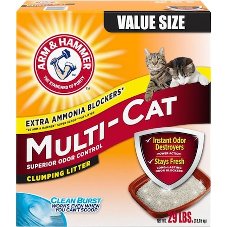 Arm & Hammer 29 lbs Multi-Cat Clumping Litter AR393637
