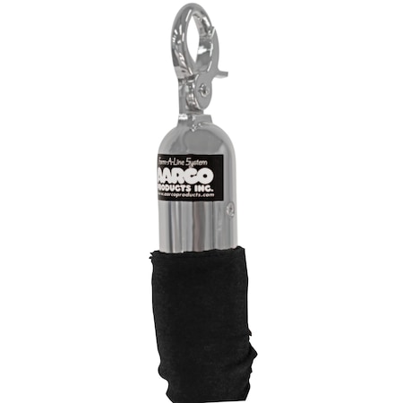 Aarco Form-A-Line Ropes, Black, Hardware Satin, 5' Tr-25