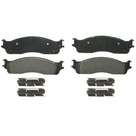 Wagner Brake QuickStop Front Disc Brake Pad Set Semi-Metallic,  ZX965