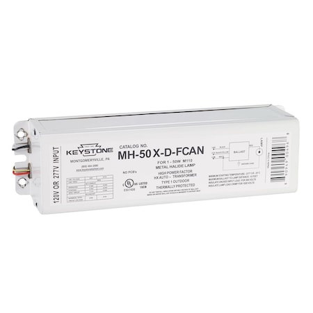 Keystone 50W Metal Halide, 120/277V, F-CAN MH-50X-D-FCAN /A