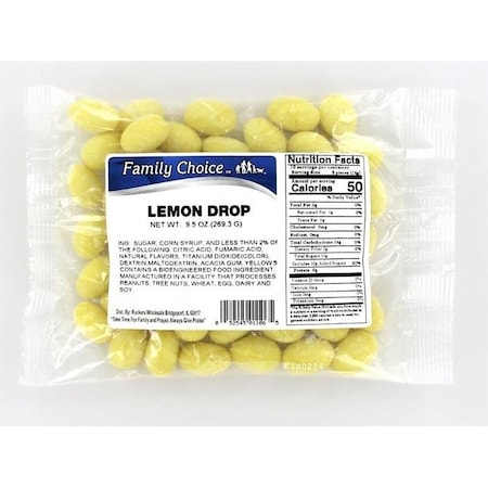 Family Choice Lemon Drop Candy, 1.5 oz 1106