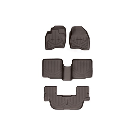 Weathertech Cocoa Front & Rear & Rear FloorLiner HP, 2025 Lexus GX 471874-1-3-4IM