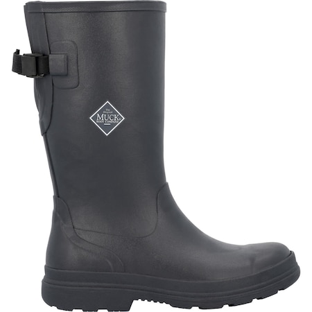 Muck Rainscape Men's 12" Adjustable Rain Boot, Black, Size 10 MRS12M00