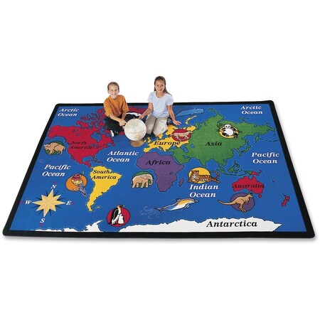 Carpets For Kids World Explorer 4.42 ft. x 5.83 ft. Rectangle Carpet 1501