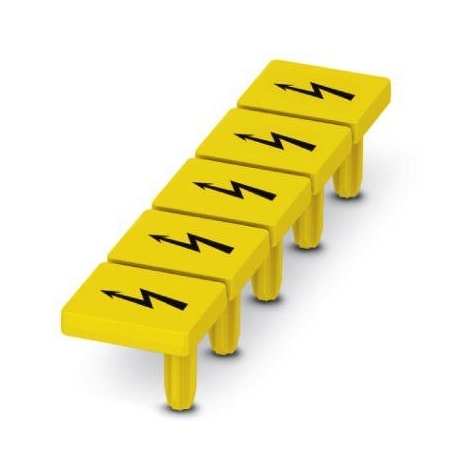 Phoenix Contact WS PT 6 Warning label yellow/black 1029029