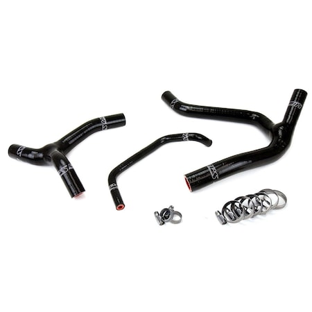 Hps Performance High Temp Reinforced Silicone Radiator Coolant Hose Kit, Black,  57-1244-BLK