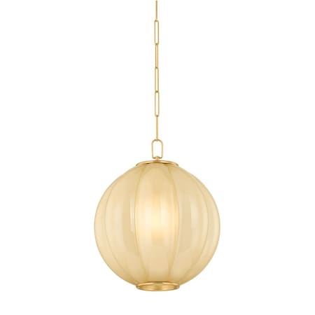 Mitzi 5 Light Kristen Chandelier Aged Brass H1093805-AGB
