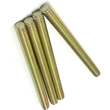 Zmg Fasteners Plus 5/16 - 24 X 6FT L FULLY THREADED STRAIGHT ROD SAE GR 8 J429 ZINC TRIVALENT YELLOW 2045982