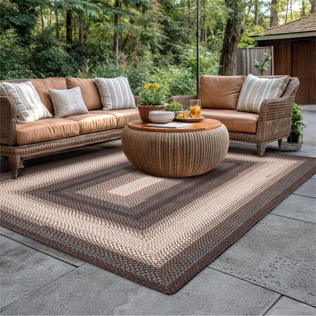 Homespice Decor Driftwood Ultra Durable Braided Rugs - Rectangle - 8 ft x 10 ft 316127