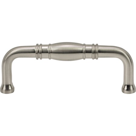Designperfect 3'' Center-to-Center Handle Pull, Brushed Satin Nickel, 25PK DPA25R572SNB