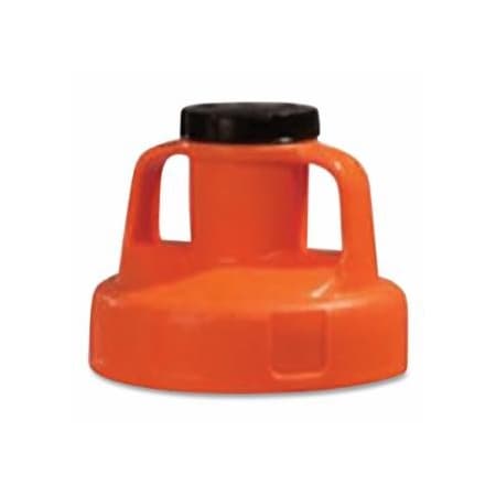 Oilsafe Multi-Purpose Utility Lid, 2 in dia, Orange, Engineering Plastic 399-100206