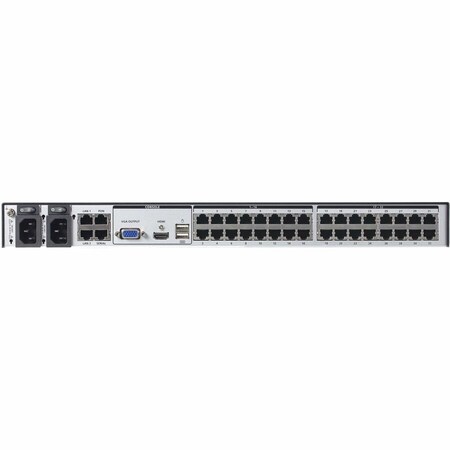 Aten 1 REMOTE & 1 LOCAL SIMULTANEOUS USERS, 32PORT CAT5 FHD IP KVM WITH VIRTUAL MEDIA AND DUAL POWER KN1132VB