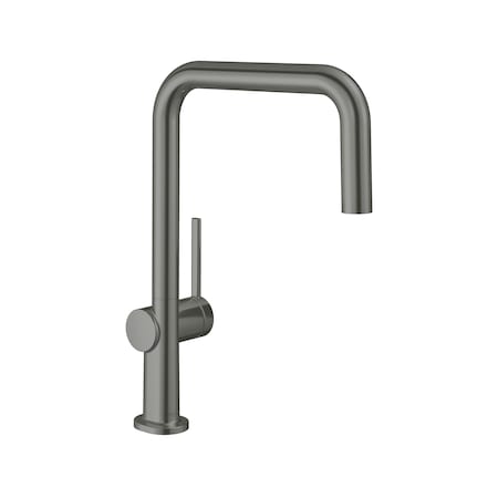 Hansgrohe Talis N Kitchen Faucet, U-Style, 1-Spray, 1.75 GPM in Brushed Black Chrome 72806341