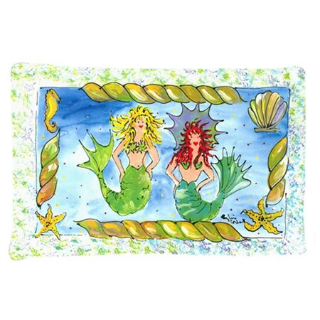 Carolines Treasures 20.5 x 30 in. Mermaid Moisture Wicking Fabric Standard Pillow Case 8083PILLOWCASE