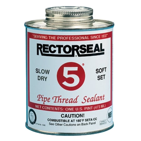Rectorseal No. 5 4 Oz. Yellow Pipe Thread Sealant 25631