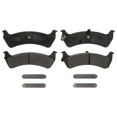 Wagner Brake QuickStop Rear Disc Brake Pad Set Semi-Metallic,  ZX667