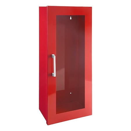 Windy City Cabinet Fire Extinguisher Cabinet, Red, Steel 3020