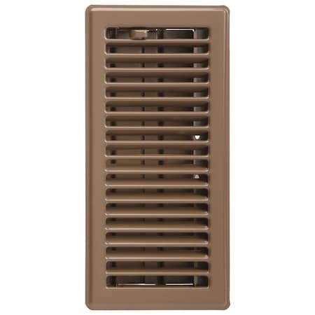 Imperial Louvered Floor Register, 514 in L, 12 in W, Steel RG2005