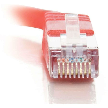 C2G 7FT CAT5E MOLDED SHIELDED STP NETWORK PATCH CABLE - RED 27252