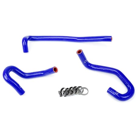 Hps Performance High Temp Reinforced Silicone Heater Coolant Hose Kit, Blue,  57-1340-BLUE