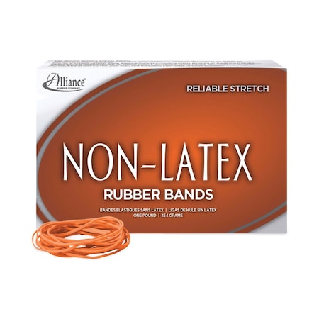 Alliance Rubber Rubber Bands, Size No 19, Orange 37196