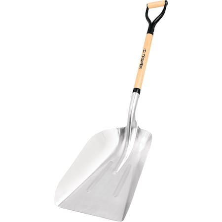 Truper Tru Pro No, 12 27'' Wood D-Handle Aluminum Scoop Shovel PALY-12M