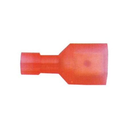 Metra Electronics RED NYLON FEMALE QUICK DISCONNECT 22-18 GAUGE .250 RNFD250F