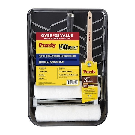 Purdy Purdy 6pc, Paint Roller Kit, Tray, cover 145811000