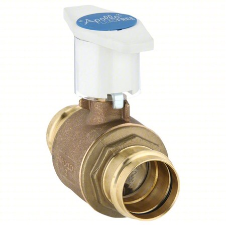 Apollo Valves Manual 2-Way Ball Valve, Press, Bronze 77WLF10811A