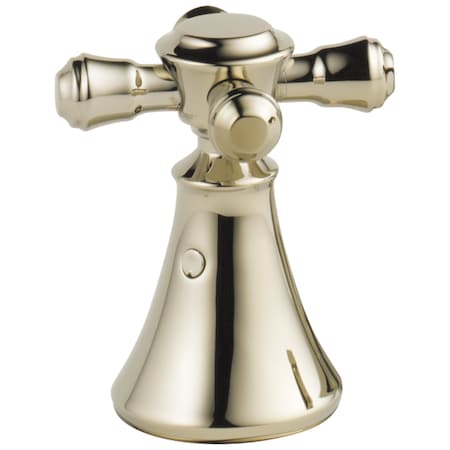 Delta Cassidy Metal Cross Handle Set - Deck Mount Bathroom & Bidet H295PN