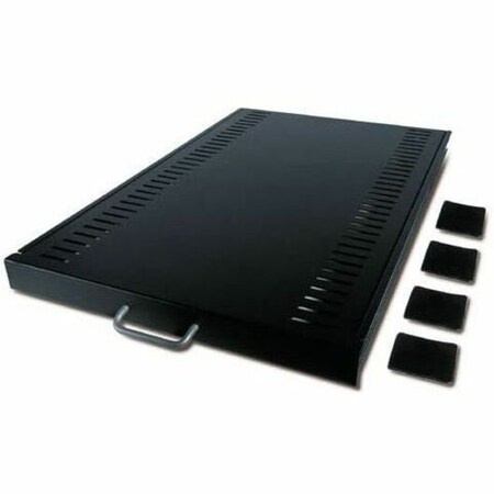 Apc Sliding Shelf 100lbs/45.5kg Black - 1U Rack Height - Rack-mountable - Black AR8123BLK