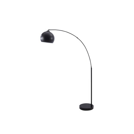 Monarch Specialties Lighting, 74-in. h, Floor Lamp, Black Metal, Contemporary I 9634