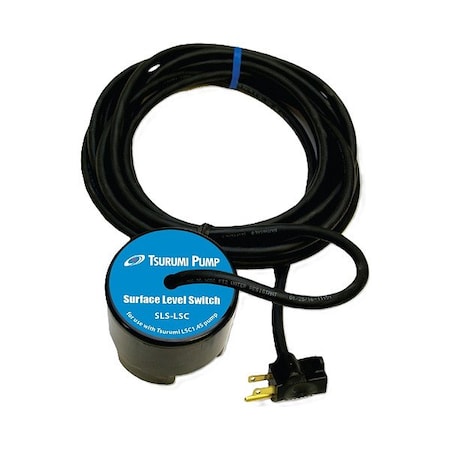Tsurumi Float Switch, 20 ft, Plastic, 115V AC SLS-LSC20