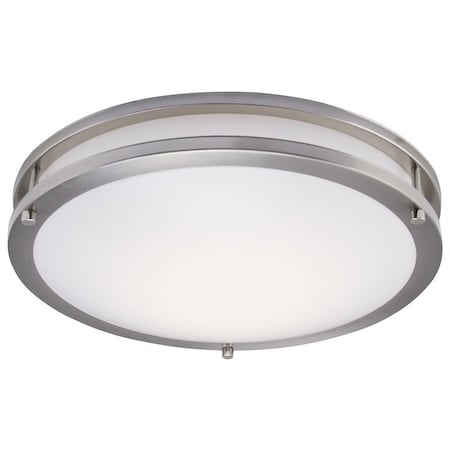 Boston Harbor Boston Harbor CL202AC Ceiling Light Fixture, LED Lamp, Brushed Nickel Fixture CL202AC
