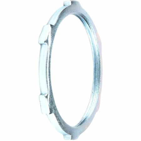 Dottie Conduit Fitting Locknut, 1/2 in, Threaded, Steel, Zinc Plated LN50