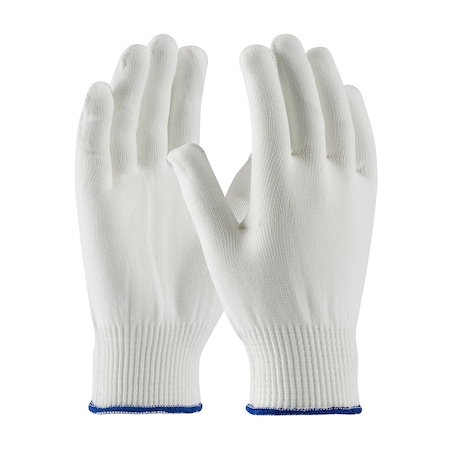 Cleanteam Light Weight Seamless Knit Stretch Polyester Clean Environment Glove, Silicone-Free, 12PK 9218
