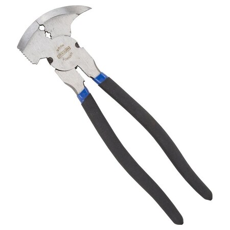 Vulcan Fencing Plier, 2.3 mm Cutting Capacity, 10 in OAL, 1 in L Jaw, 3-1/8 in W Jaw, Carbon Steel Jaw PC990-01