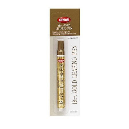 Krylon Paint Marker, Non-Erasable, Gold K09901A00