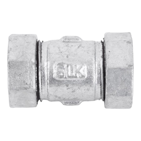 B & K STZ Industries 1/2 in. Compression X 1/2 in. D Compression Galvanized Malleable Iron 3 in. L Couplin 311CCL-12