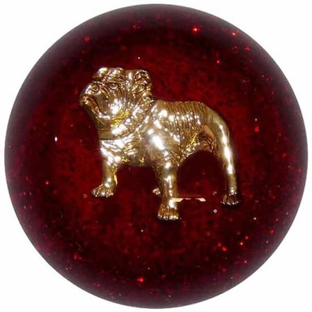 Ilc MACK GU713 (2011) Replacement Automotive Accessory GU713 BULLDOG LOGO RED GLITTER SHIFT KNOB YEAR-9