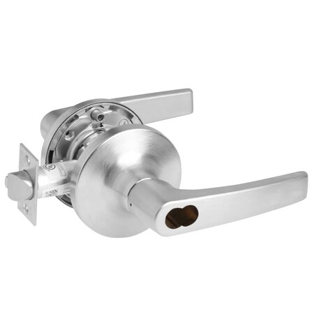 Yale Grade 1 Classroom Cylindrical Lock, Monroe Lever, LFIC 6-Pin Less Core, Satin Chrome Finish, Non-ha MO5408LN ICLC 626