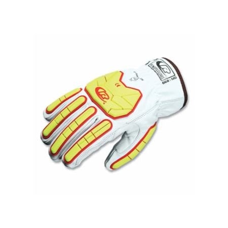 Ringers Gloves R668 Medium-Duty Impact Gloves, Size 8, Thermal Goatskin, TPR Design, Cut and Sewn 012-668-08